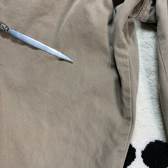 Vintage 90s Denver Hayes Khaki Tan Flat Front Chinos - Picture 14 of 15